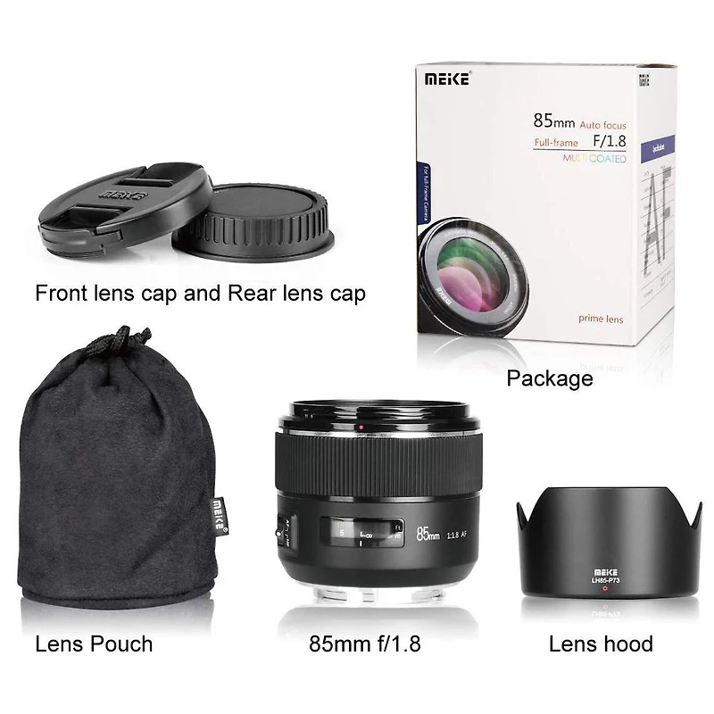 Meike 85mm f/1.8 Lens for Canon Ef