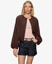 Sanctuary Women's Crewneck Bubble Jacket