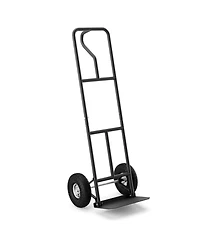 Sugift P Handle Hand Truck with Foldable Load Plate for Garage