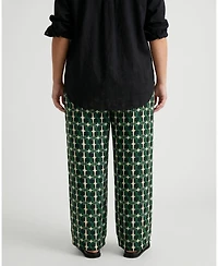 Universal Standard Plus Iris Linen Easy Pull-On Pants
