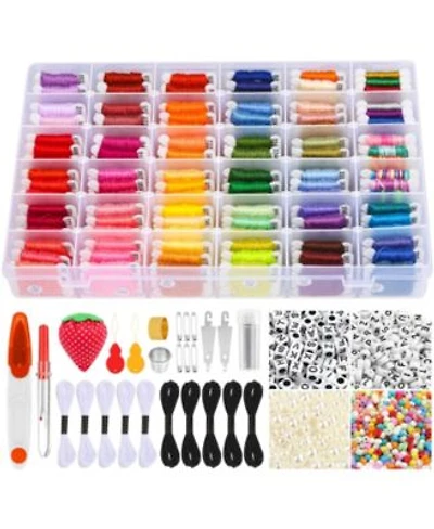 Gnuadz 985pieces String Bracelet Making Kit Friendship Embroidery Floss Beads Tools