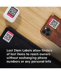 SeQR Contact Lost Item Labels 6-Pack