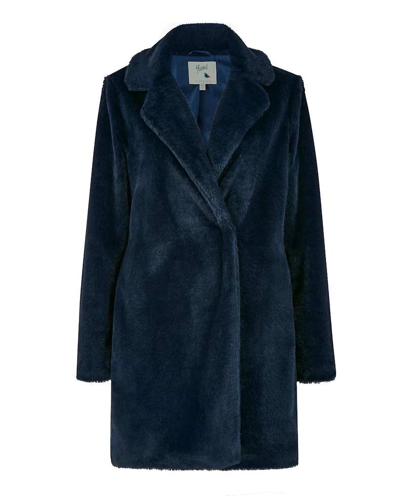Yumi Women's Faux Fur Coat