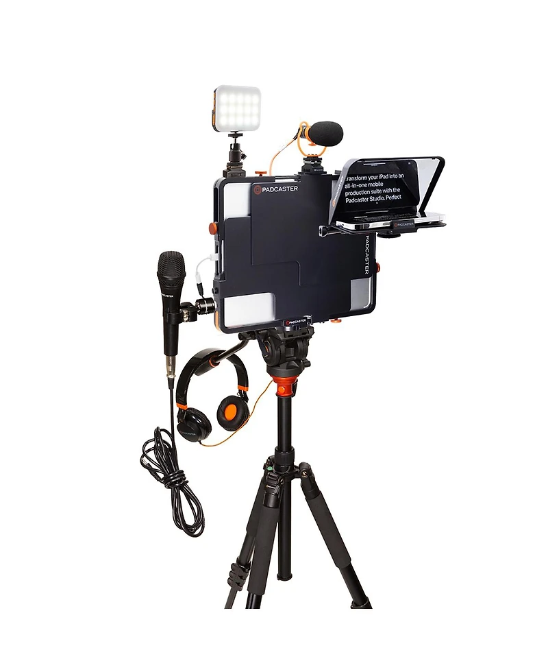 Padcaster All-In-One Video Production Studio Teleprompter Kit for Apple iPad Pro 9.7-12.9"