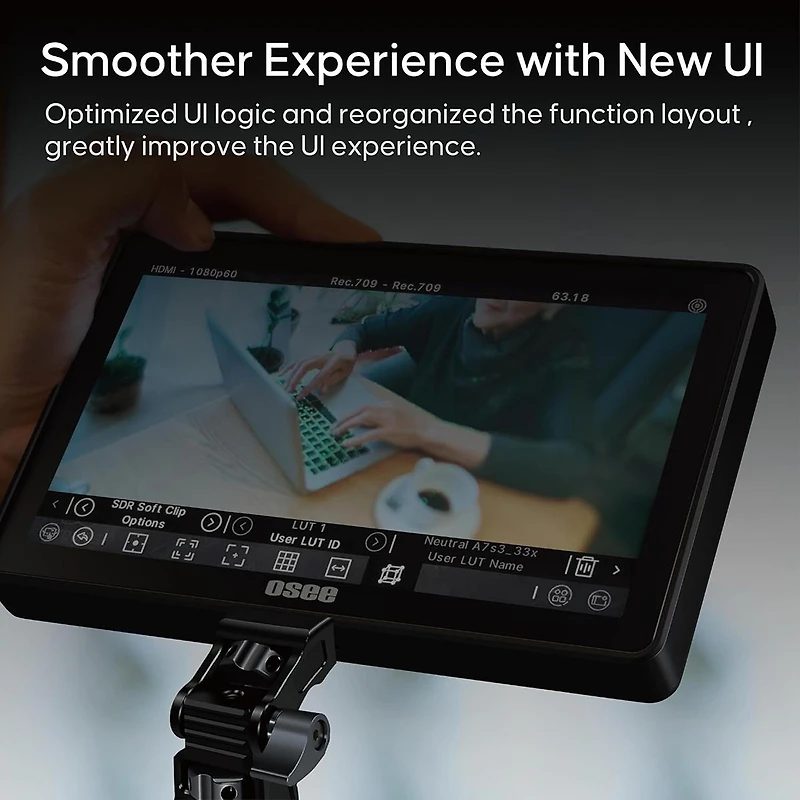 Osee G7 Pro 7" Full Hd Touchscreen Camera Control Field Lcd Monitor, Supports 3G-sdi/4K Hdmi