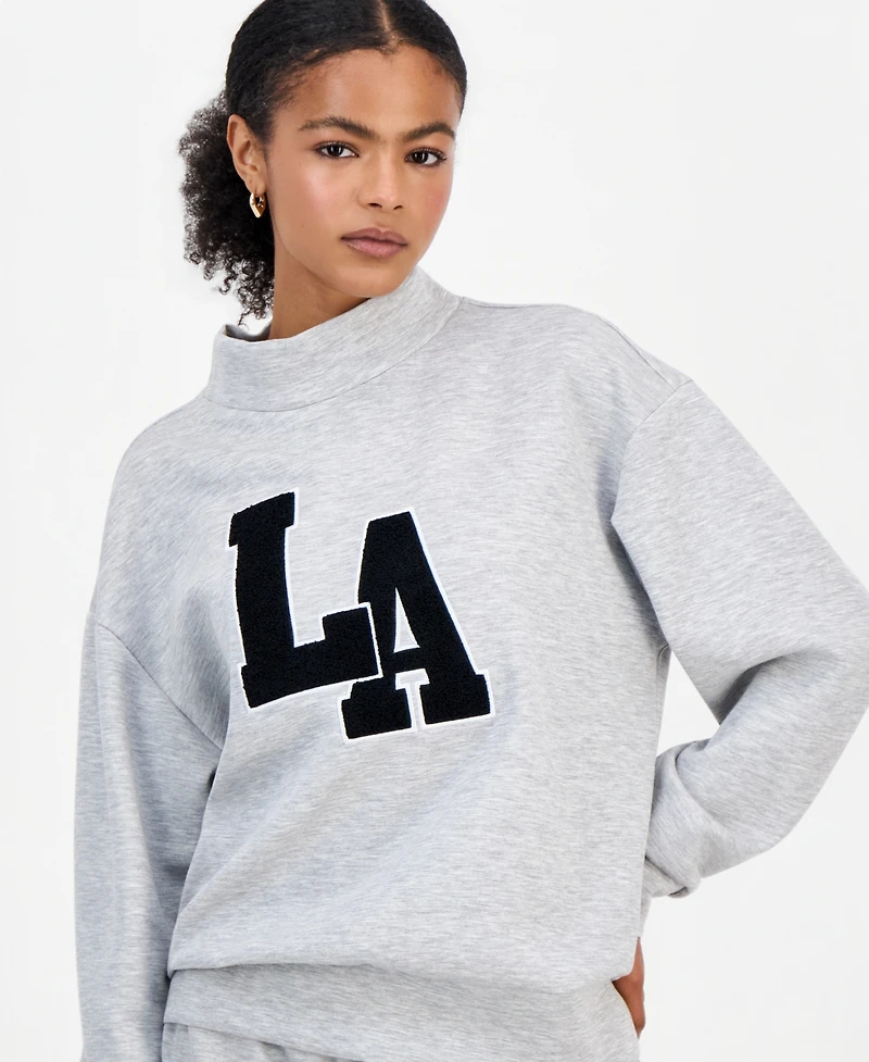 Fvr Drm Juniors' Mock Neck Scuba Sweatshirt