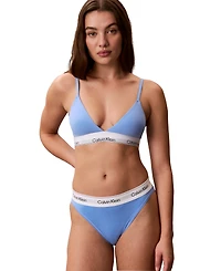 Calvin Klein Women's Icon Cotton-Modal Lightly Lined Triangle Bralette QF8498