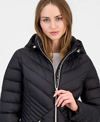Michael Kors Women's Hooded Packable Puffer Coat