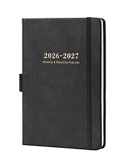 Gnuadz 2026 Planner Weekly Monthly Daily Leather Hardcover