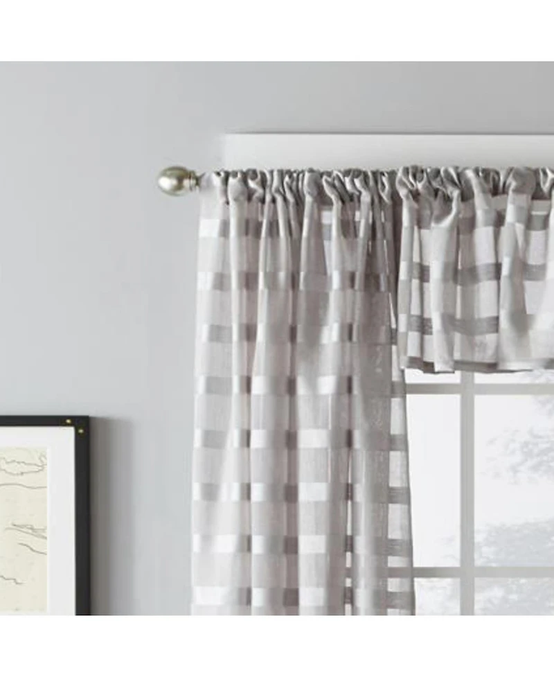Skl Home Saturday Knight Ltd Parkland Windowpane Tailored Fabric Panel