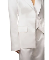 Jluxlabel Women's Victoria Satin Blazer