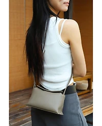 Susu Ivy Small Pebbled Leather Crossbody Bag Minimalist Shoulder Bag Lightweight Everyday Purse for Women