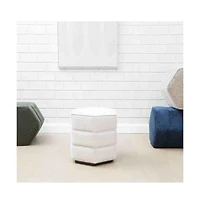 Safavieh Rosaria Chenille Hexagon Ottoman