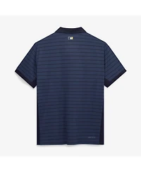 Nike Men's Navy Milwaukee Brewers Authentic Collection Striped Victory Dri-fit Polo Shirt