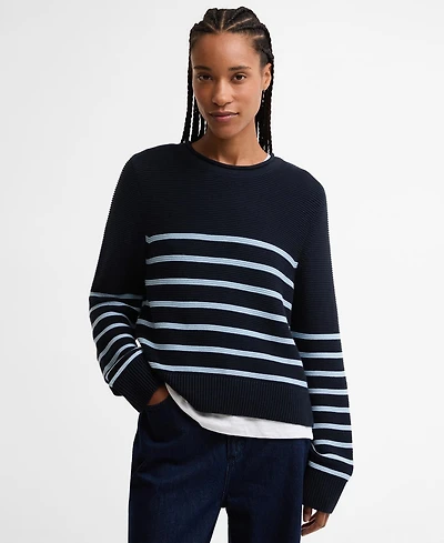 barbour hinton knitted jumper