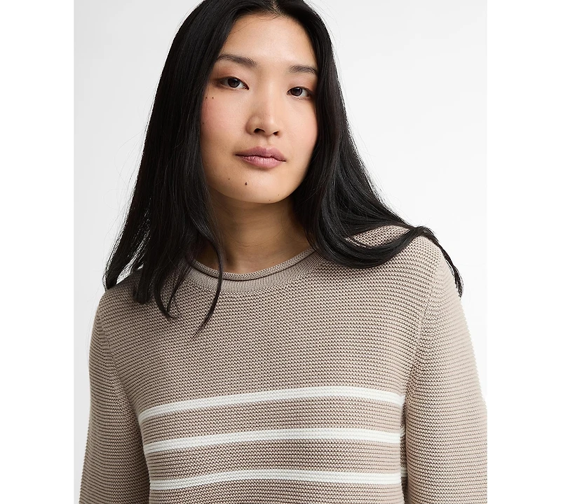 Barbour Women's Striped Crewneck Sweater