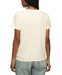 Lucky Brand Women's Floral Classic Crewneck T-Shirt