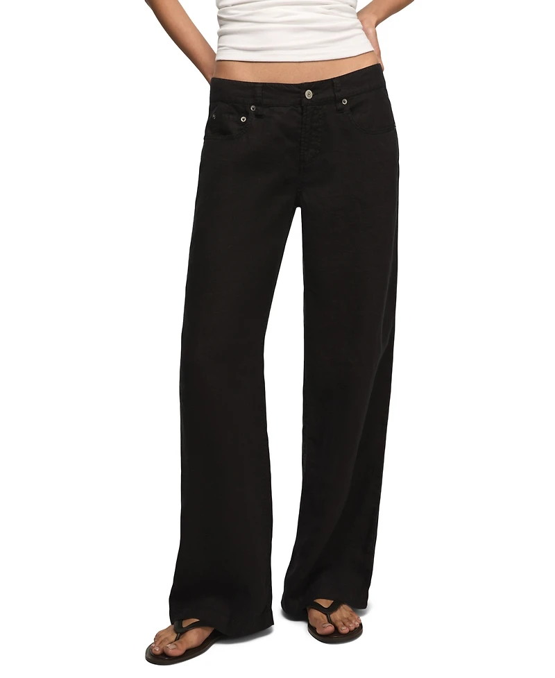 Lucky Brand Women's Baggy Wide Leg Pants