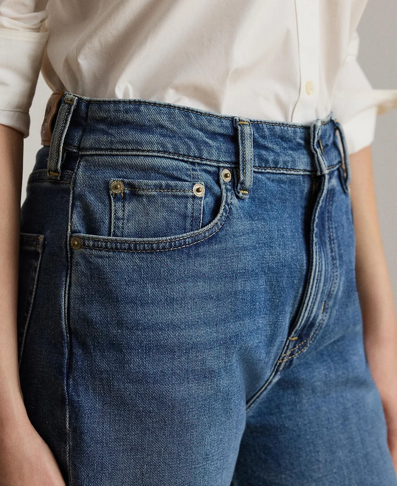 Lauren Ralph Women's High-Rise Straight Jeans