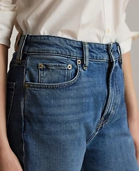 Lauren Ralph Women's High-Rise Straight Jeans