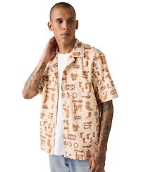 Levi's Premium Men's Short-Sleeve Camp Collar Shirt