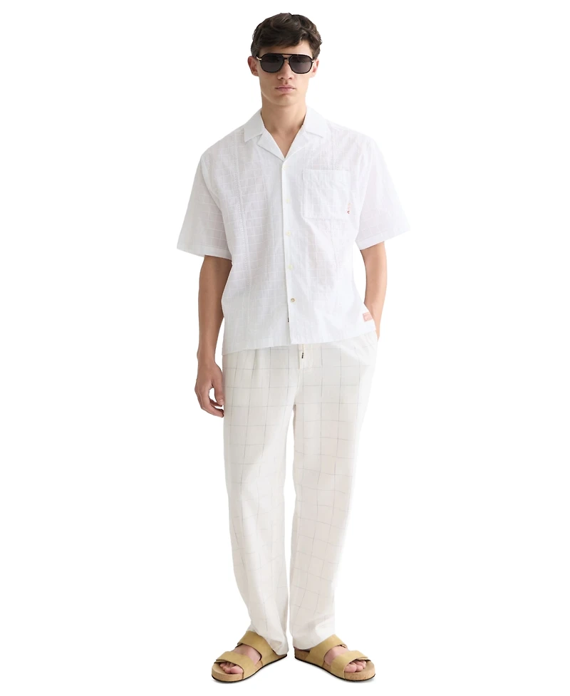 Scotch & Soda Men's Embroidered Short-Sleeve Shirt
