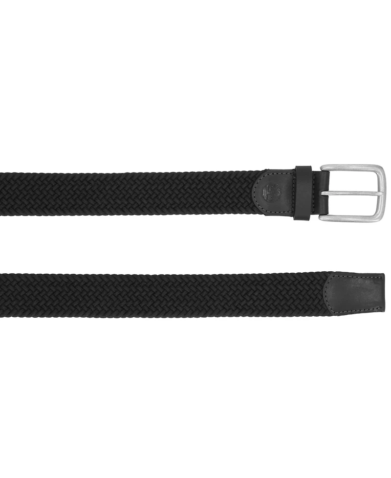 Timberland Men's Braided Stretch Web Belt