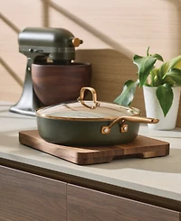 KitchenAid Design Series Hard-Anodized Ceramic Induction 5-Quart Lidded Saute Pan