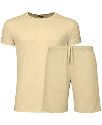 Galaxy By Harvic Men's Athletic T-Shirt and Shorts, 2-Piece Set