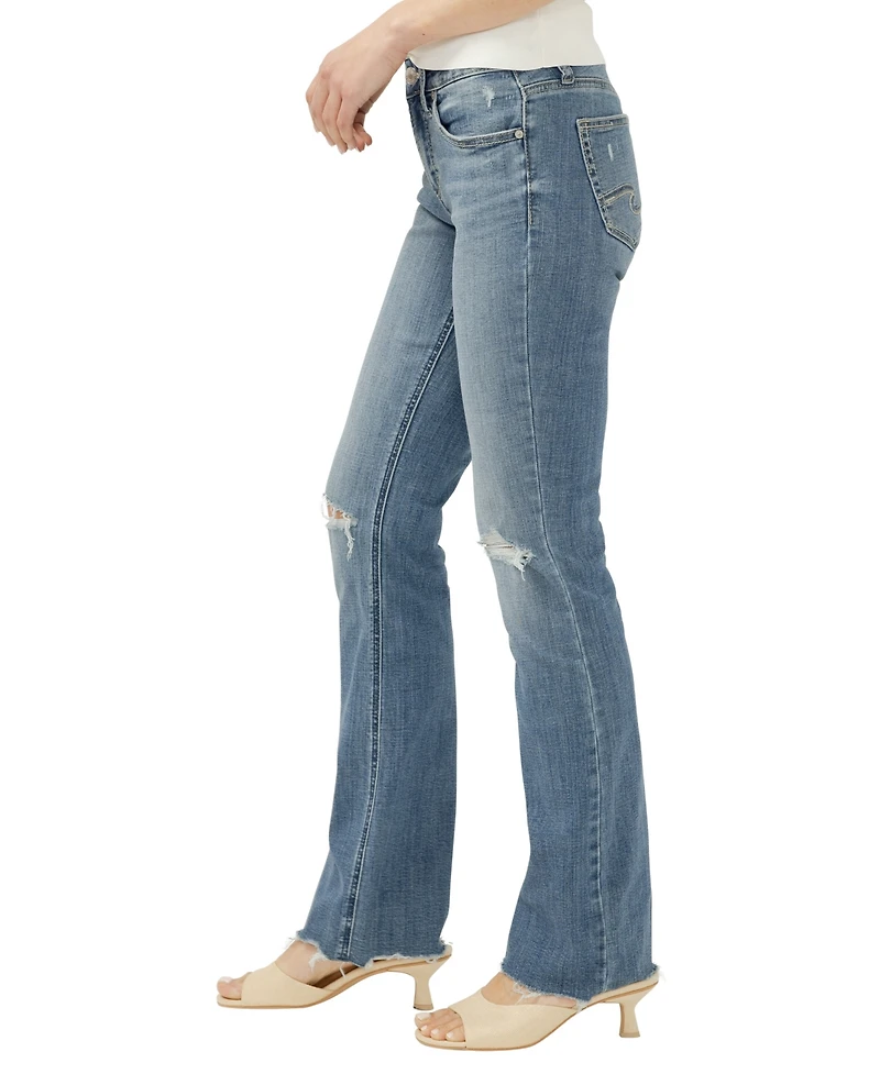 Silver Jeans Co. Women's Suki Mid-Rise Slim Bootcut