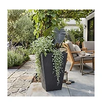 Slickblue 16" Slate Planter (Indoor/Outdoor)