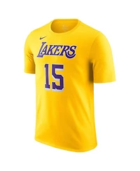 Nike Men's Austin Reaves Gold Los Angeles Lakers Icon Edition Name & Number T-Shirt