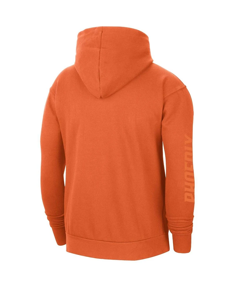 Jordan Men's Orange Phoenix Suns Courtside Statement Edition Pullover Hoodie