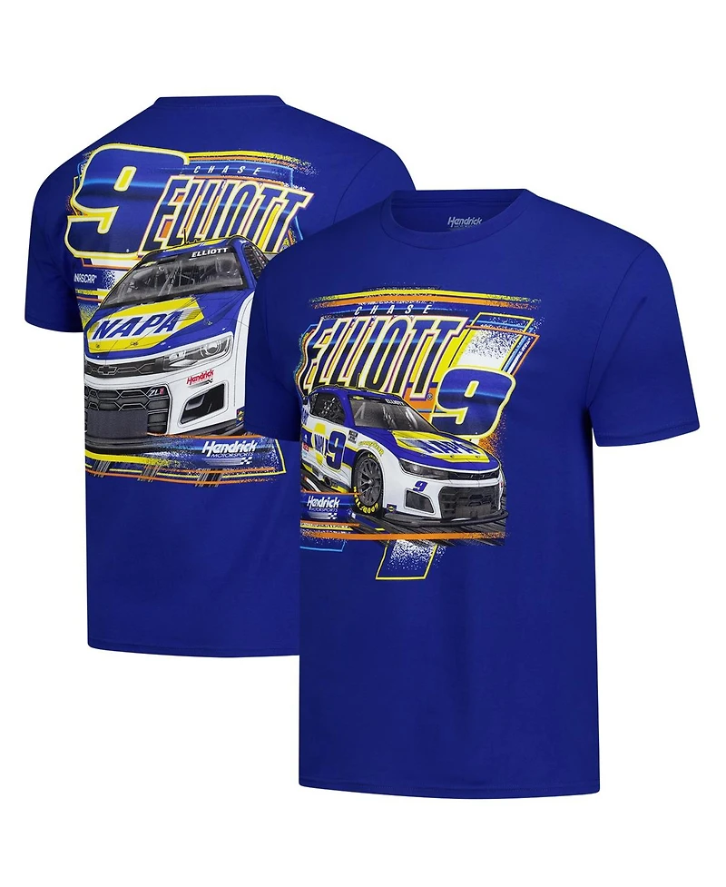 Classic Ink Usa Men's Royal Chase Elliott Fast 2-Spot T-Shirt