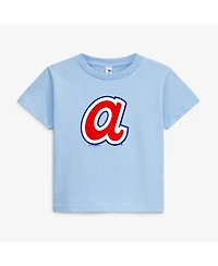 Soft As A Grape Toddler Heather Gray/Light Blue Atlanta Braves Cooperstown Collection Two-Pack T-Shirt Set