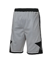 Jordan Big Boys and Girls Silver San Antonio Spurs Authentic Statement Edition Swingman Shorts