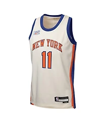 Nike Big Boys and Girls Jalen Brunson Cream New York Knicks 2025/26 City Edition Swingman Jersey