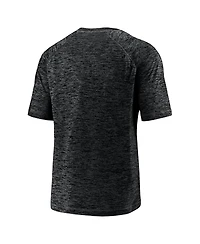 Fanatics Men's Black Las Vegas Raiders Shade Battle Ready Raglan Space-Dye T-Shirt