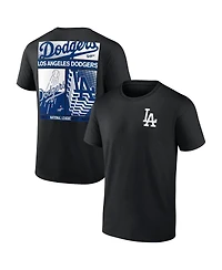 Fanatics Men's Profile Black Los Angeles Dodgers Big & Tall Two-Sided Graphic T-Shirt