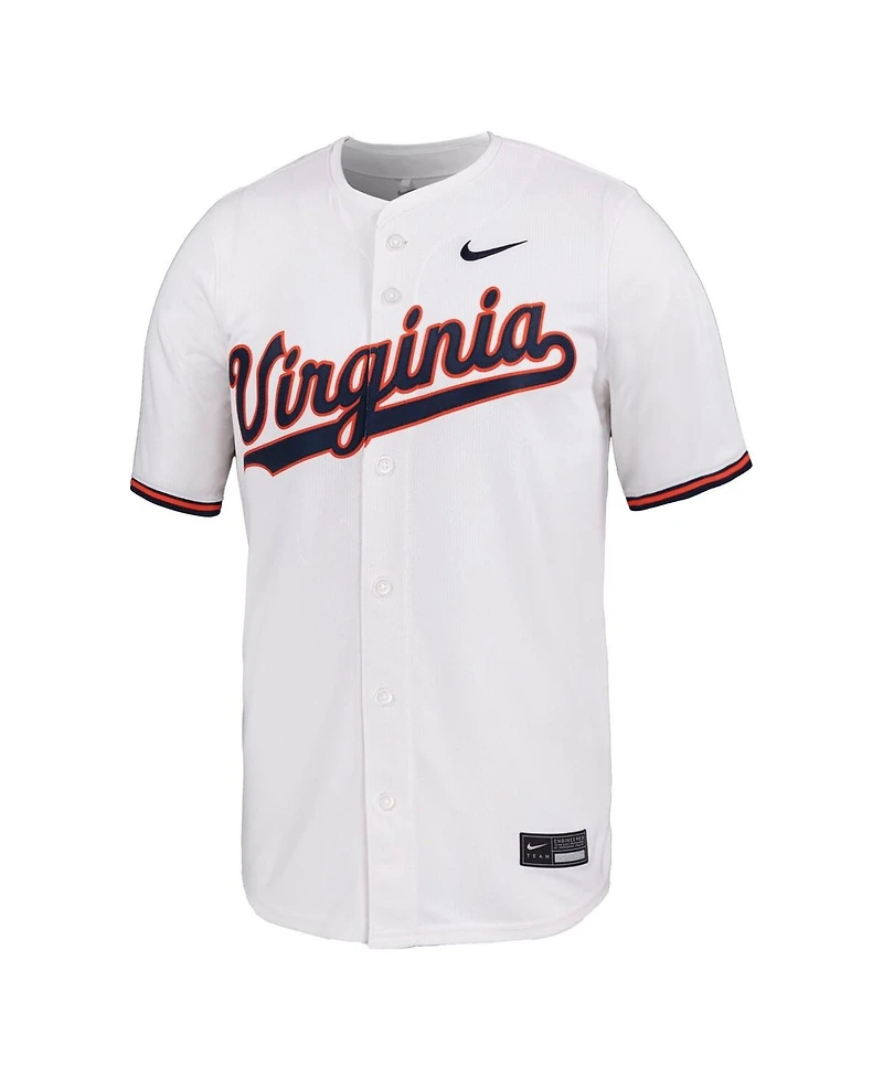 Nike Men's White Virginia Cavaliers Limited Baseball Jersey