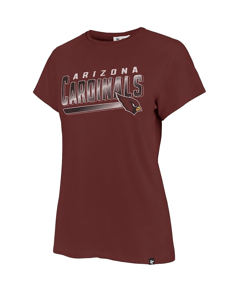 '47 Brand Women's Cardinal Arizona Cardinals Pep Up Frankie T-Shirt
