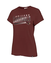 '47 Brand Women's Cardinal Arizona Cardinals Pep Up Frankie T-Shirt