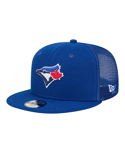 New Era Big Boys and Girls Royal Toronto Blue Jays 9FIFTY Trucker Snapback Hat