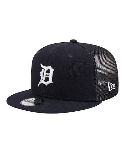 New Era Big Boys and Girls Navy Detroit Tigers 9FIFTY Trucker Snapback Hat