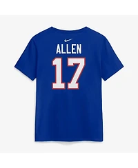 Nike Women's Josh Allen Royal Buffalo Bills Player Name & Number T-Shirt