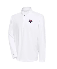 Antigua Men's White Usa Swimming Tribute Quarter-Zip Pullover Sweatshirt