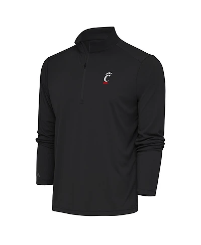 Antigua Men's Graphite Cincinnati Bearcats Tribute Quarter-Zip Pullover Sweatshirt