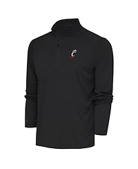 Antigua Men's Graphite Cincinnati Bearcats Tribute Quarter-Zip Pullover Sweatshirt