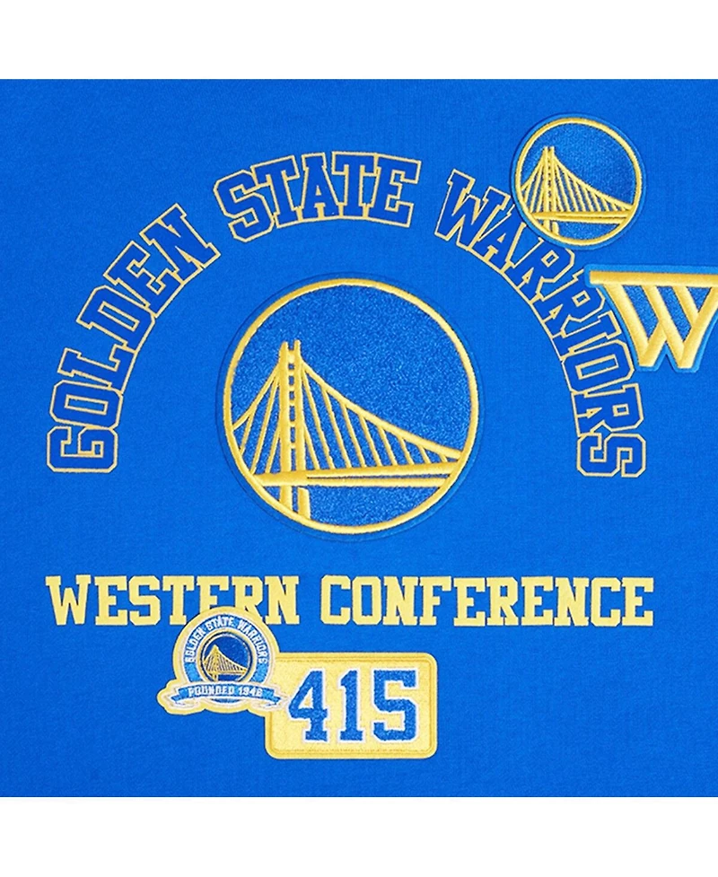 Pro Standard Men's Royal Golden State Warriors Area Code Pullover Hoodie