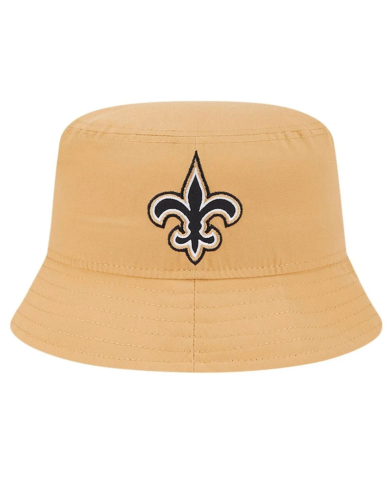 New Era Men's Gold Orleans Saints Helmet Bucket Hat